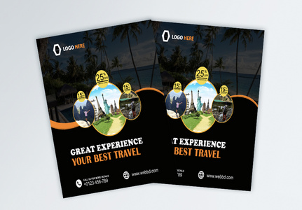 Travel Tour Flyer , ad, ads, design template