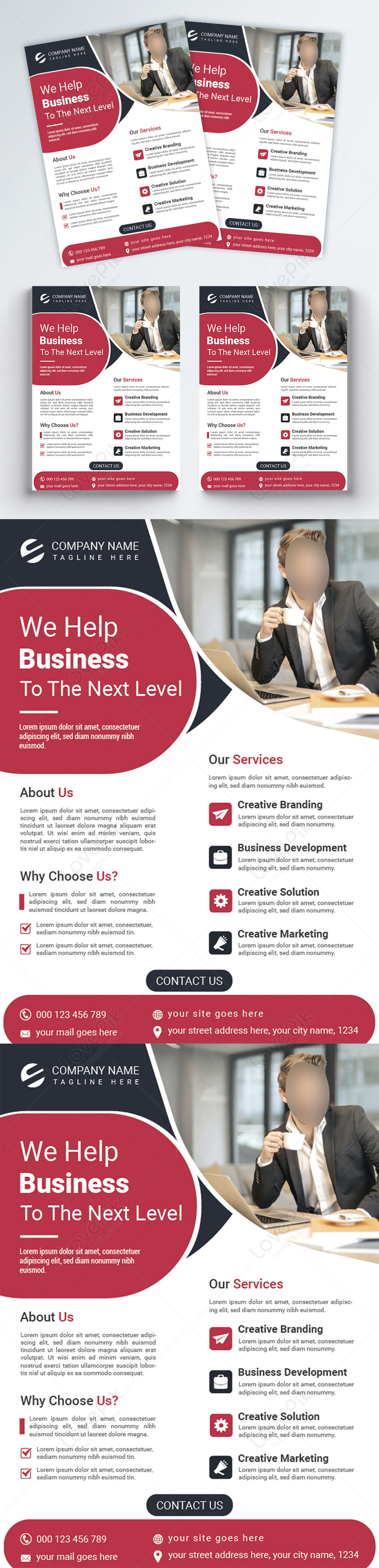 Corporate creative business promotion flyer template image_picture free ...