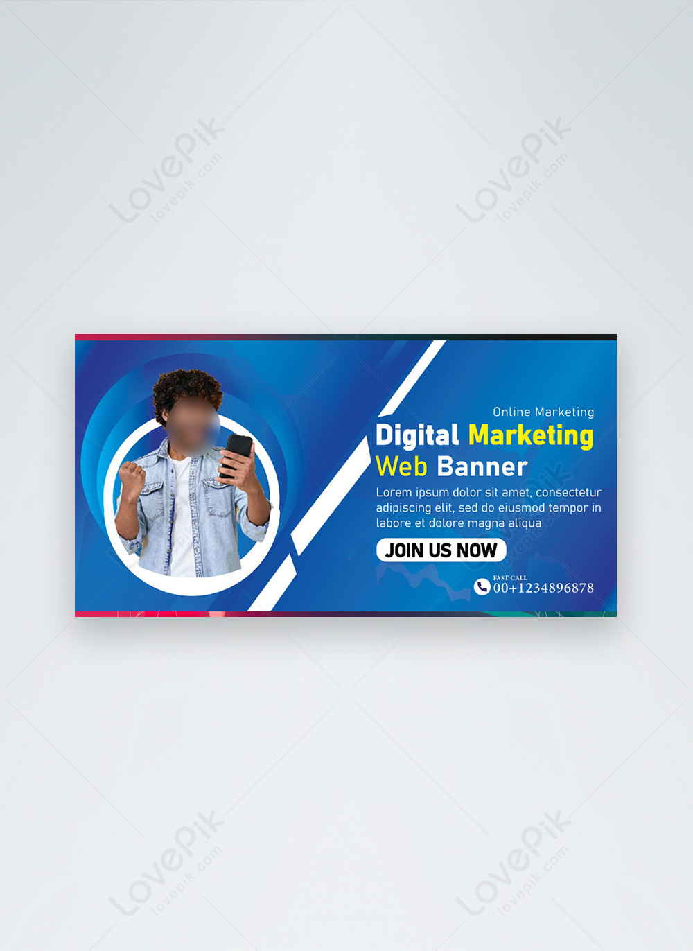 Digital marketing facebook ads banner template image_picture free