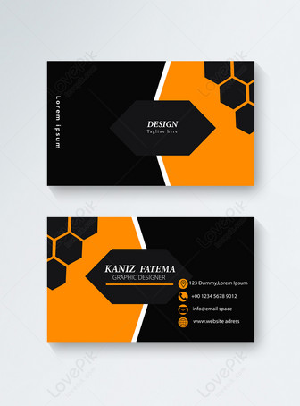 the design of creative business card, professional business card, visiting card, unique business card template