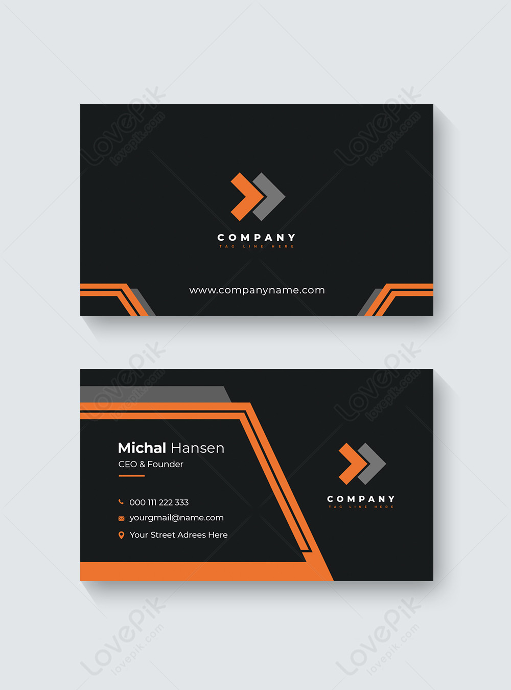 Modern business card template image_picture free download 450139169 ...