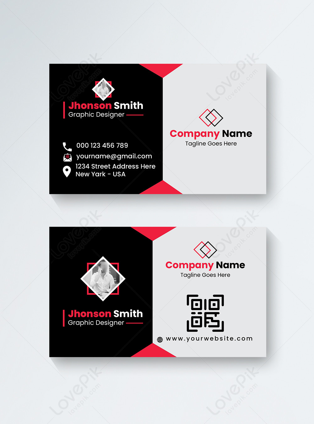 Business card design template image_picture free download 450140359 ...