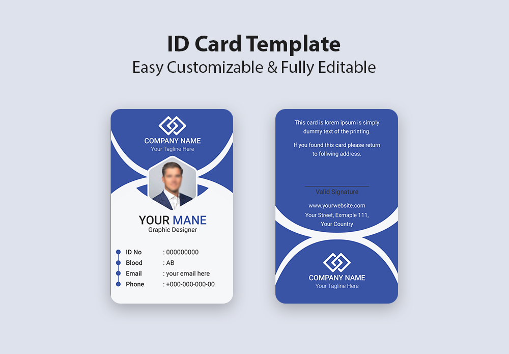 91000+ Id Card Design Tmeplate template download free for graphic ...