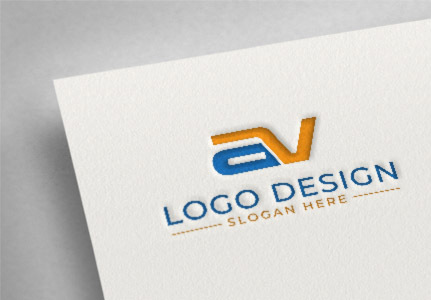 A V AV initial logo signature vector. Handwriting concept logo. - Stock  Image - Everypixel