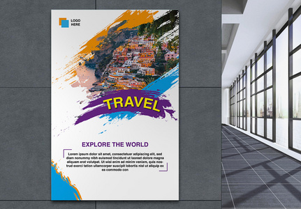 Travel Poster Template Design, Travel Poster,  Editable Travel Template Design,  Travel Poste template