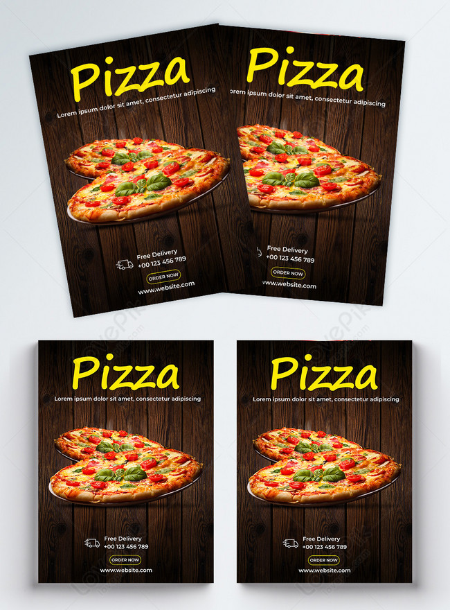 Volantino Pizza PSD Immagine Gratis, Modelli download su Lovepik