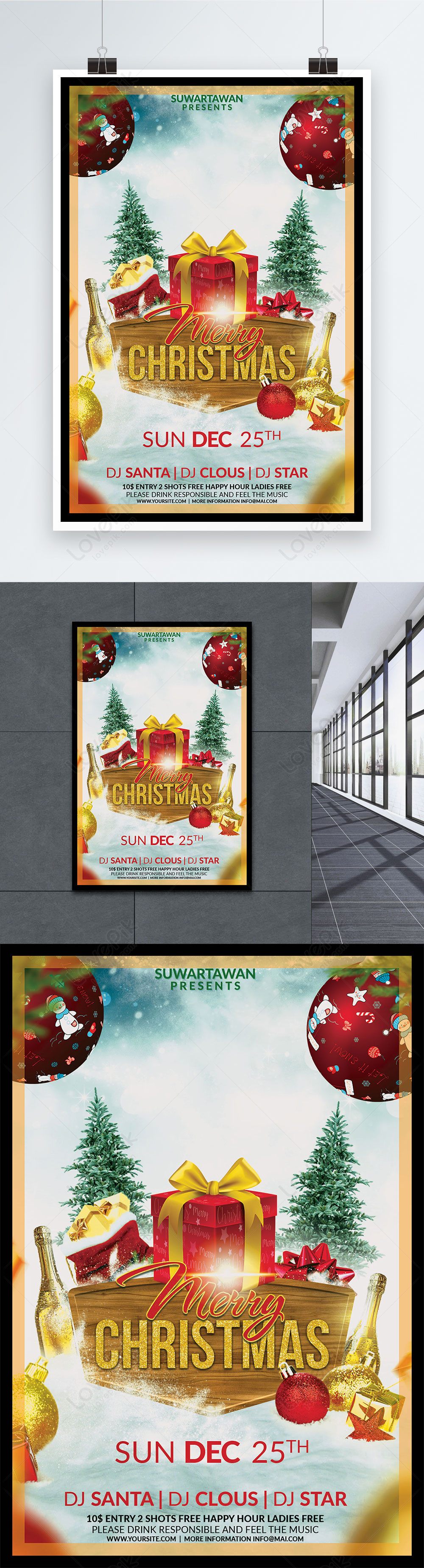 free-christmas-poster-templates-template-image-picture-free-download