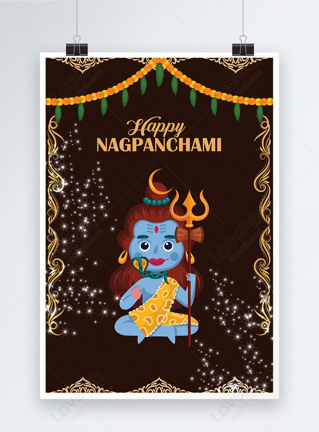 Template Templat Desain Poster Festival Hindu Maha Shivratri Yang Bahagia Untuk Diunduh Gratis 0187