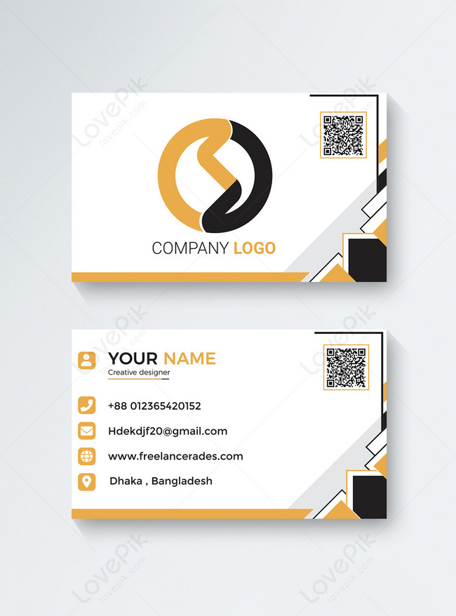 Simple business card template template image_picture free download ...