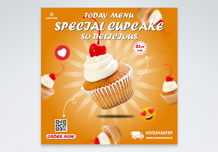 Cake and Pastry Shop Flyer PSD - PSD Zone