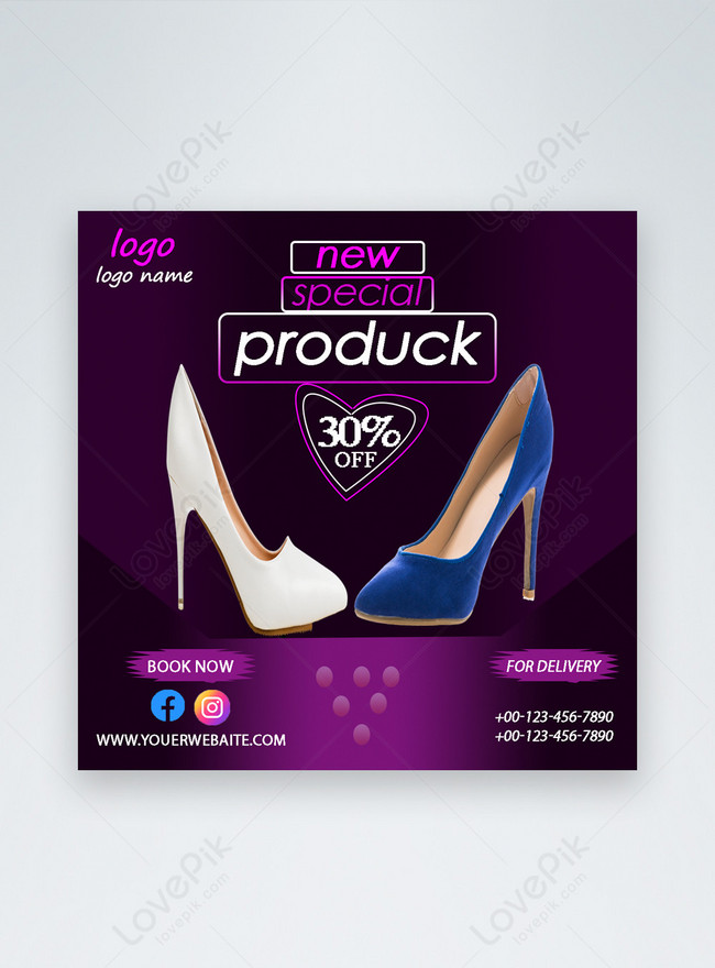 Shoes Banner Template, ad banner templates, advert banner templates, adwords