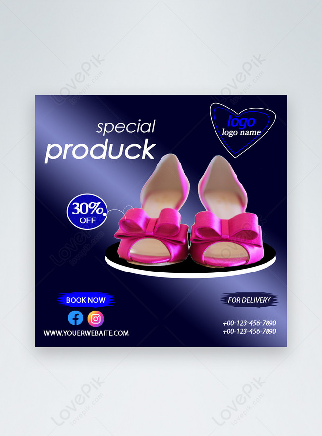 Shoes Banner Template, ad templates, flyer templates, street
