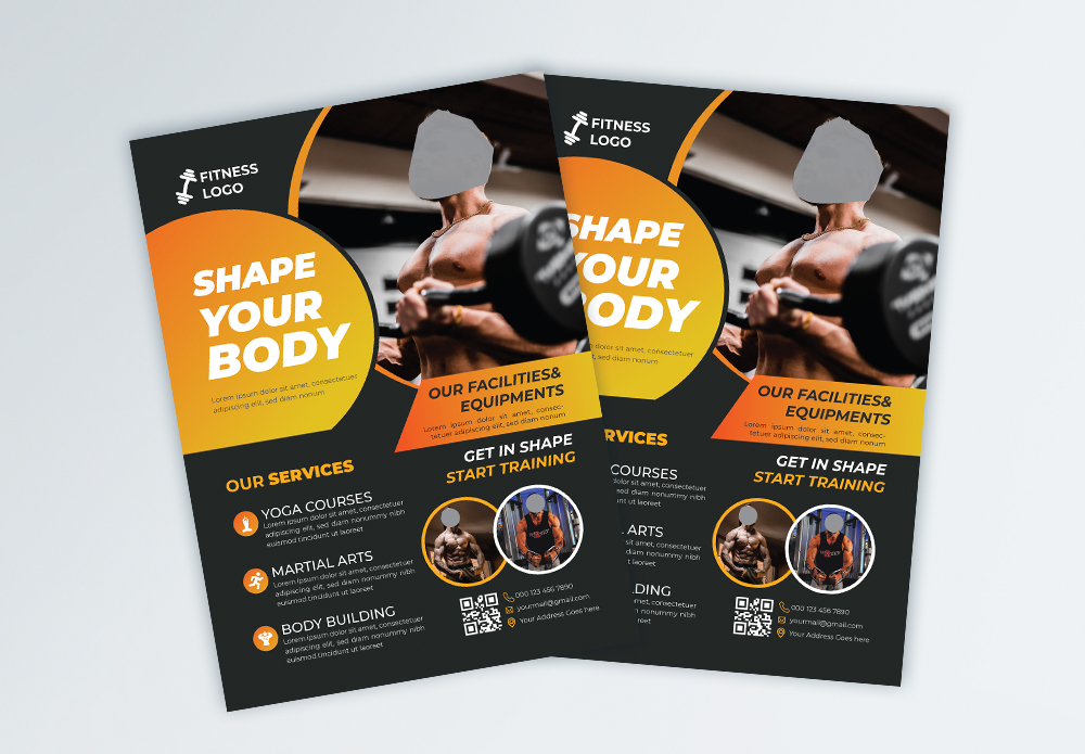 100000+ Fitness Center Banner Design template download free for graphic ...