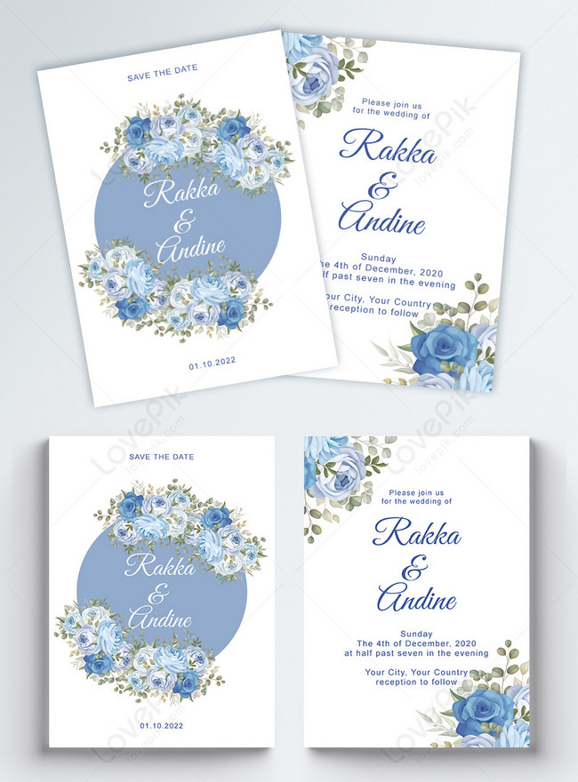 Wedding Invitation Card Design Template Image Picture Free Download