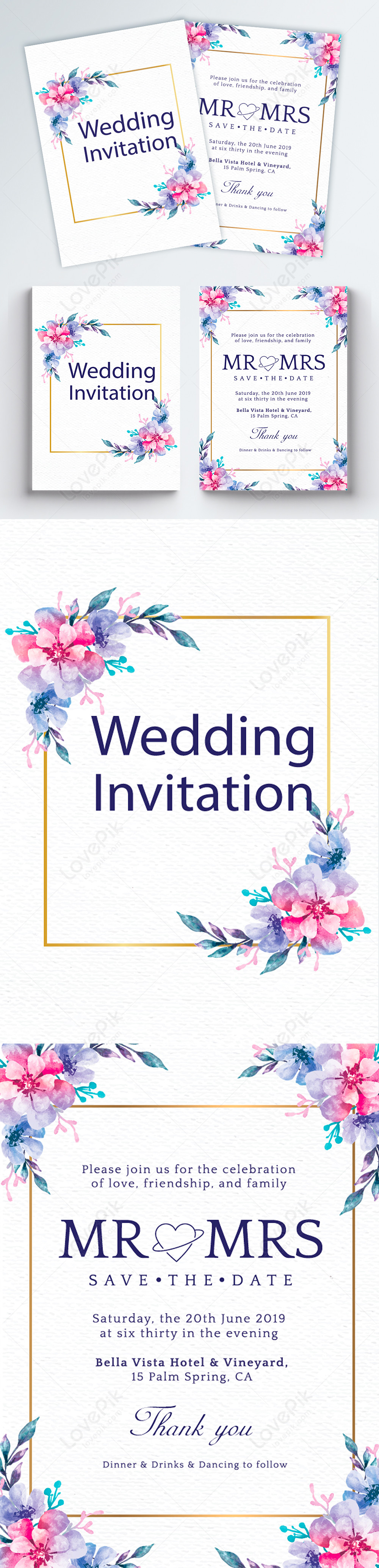Invitation card design template template image_picture free download ...