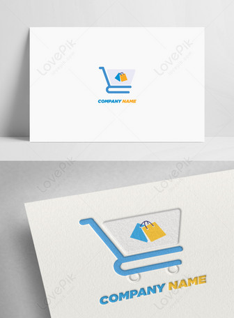 Online Shopping Cart Logo Design, bag,  business,  buy online template
