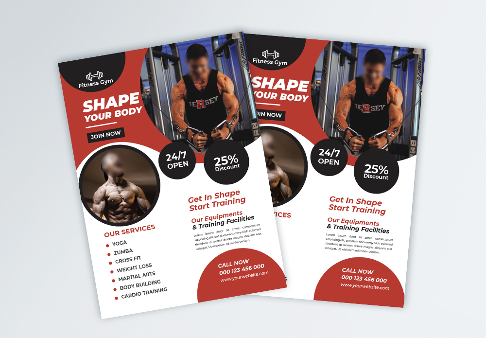 Gym posters template image_picture free download 400167703_