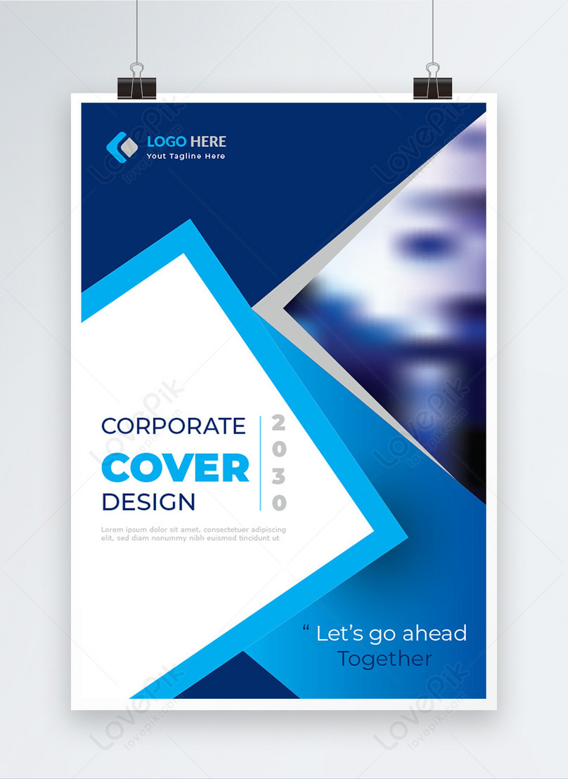 Corporate business cover design template adept for multipurpose ...