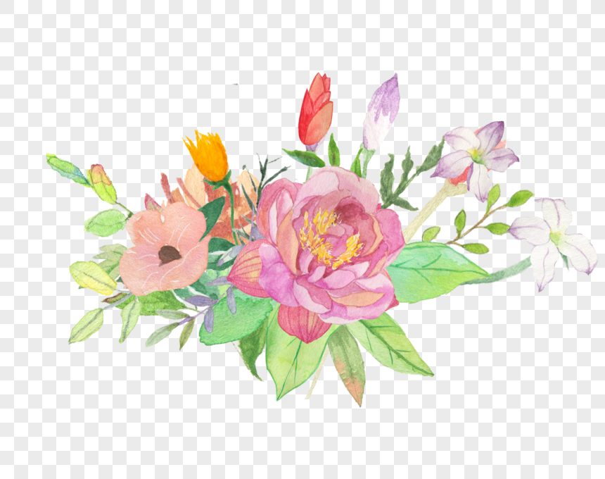 Flower Illustration Png Image Psd File Free Download Lovepik