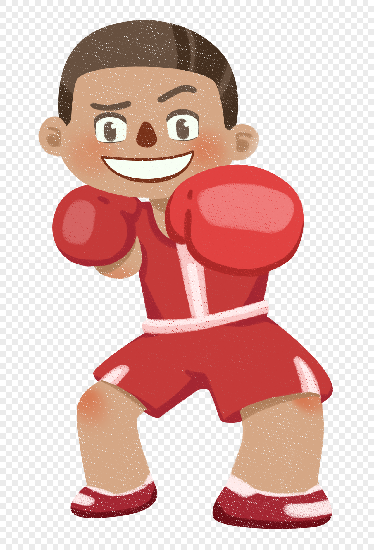 Мультяшный боксер