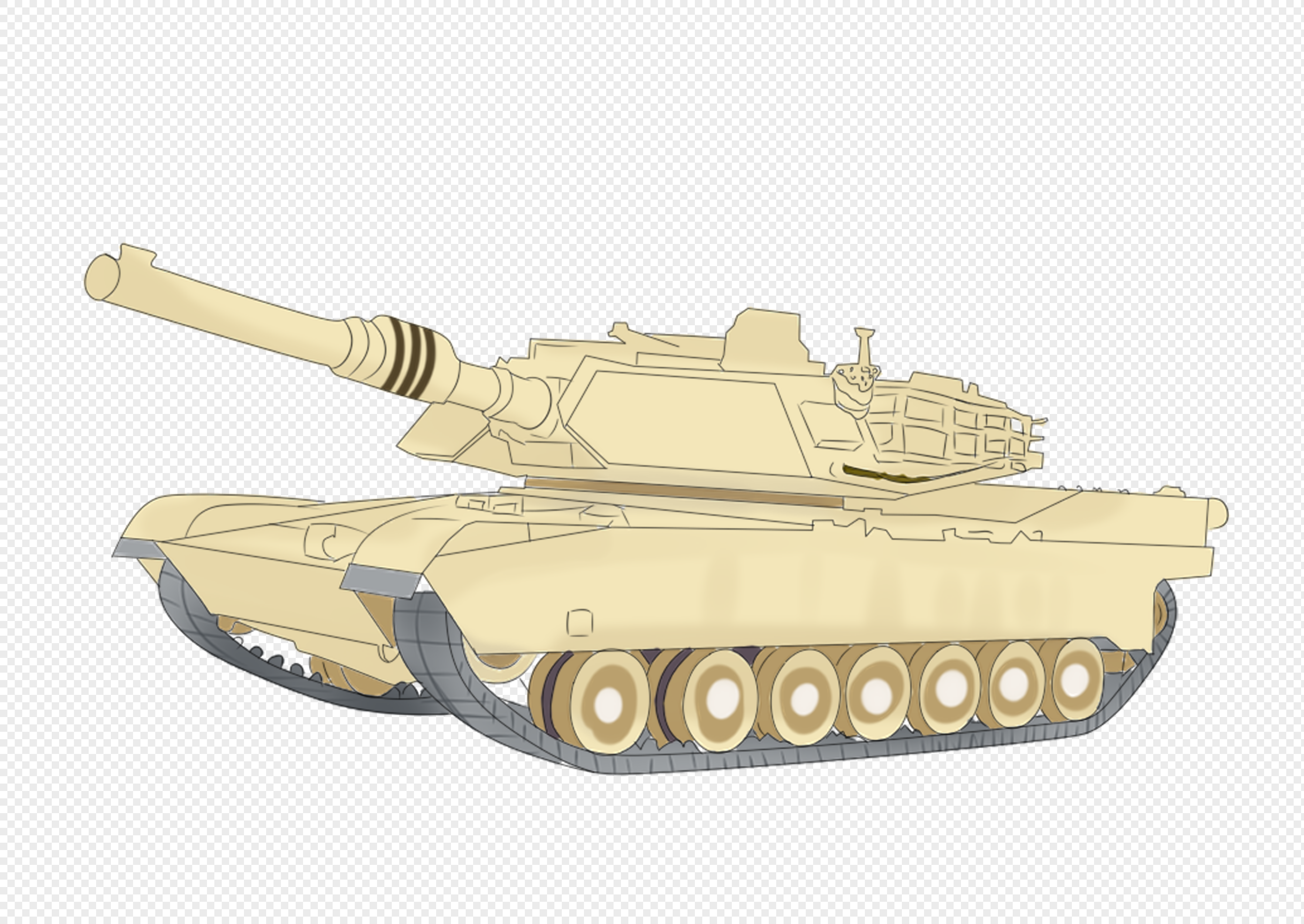 Military tank on transparent background PNG - Similar PNG