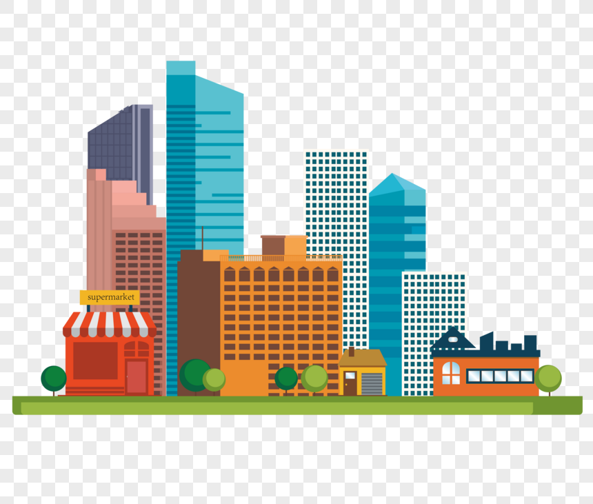 City, Building, Material, Urban Vector PNG Picture And Clipart Image ...