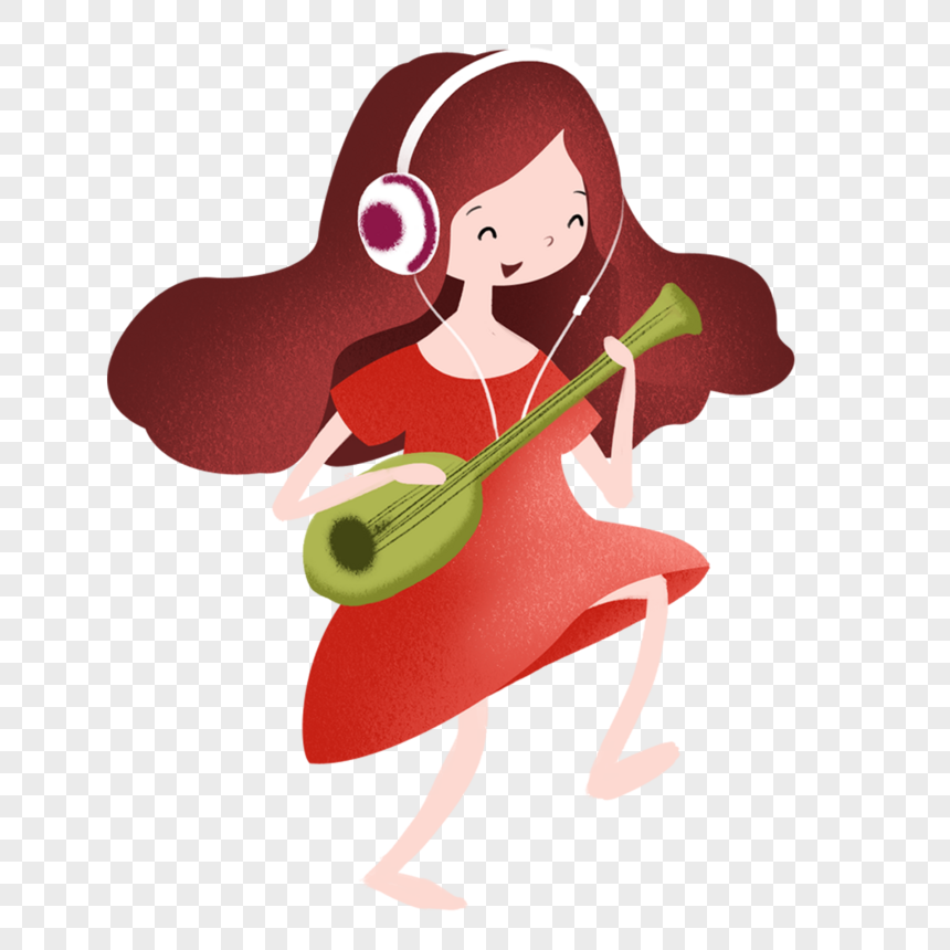 ギターを弾く少女イメージ グラフィックス Id Prf画像フォーマットpng Jp Lovepik Com