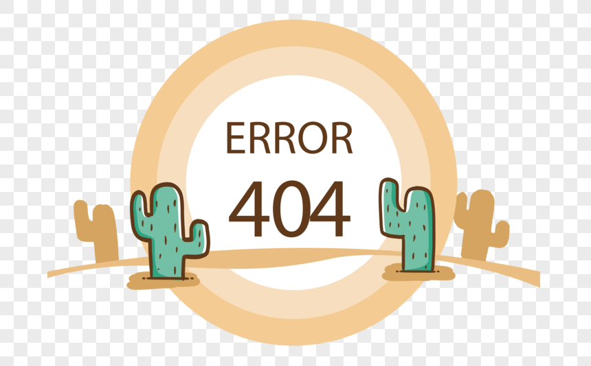 404 Page Error Cactus 404 Pages Page Error PNG Transparent 