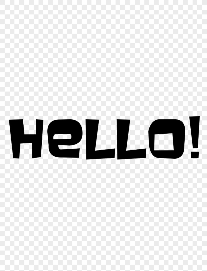 Hello Fonts Png Image Psd File Free Download Lovepik 400219237