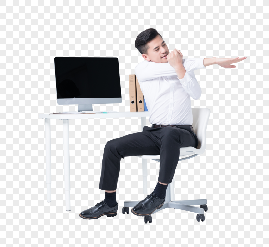 Young Business Men S Office Exercises Pictures Png Image Picture