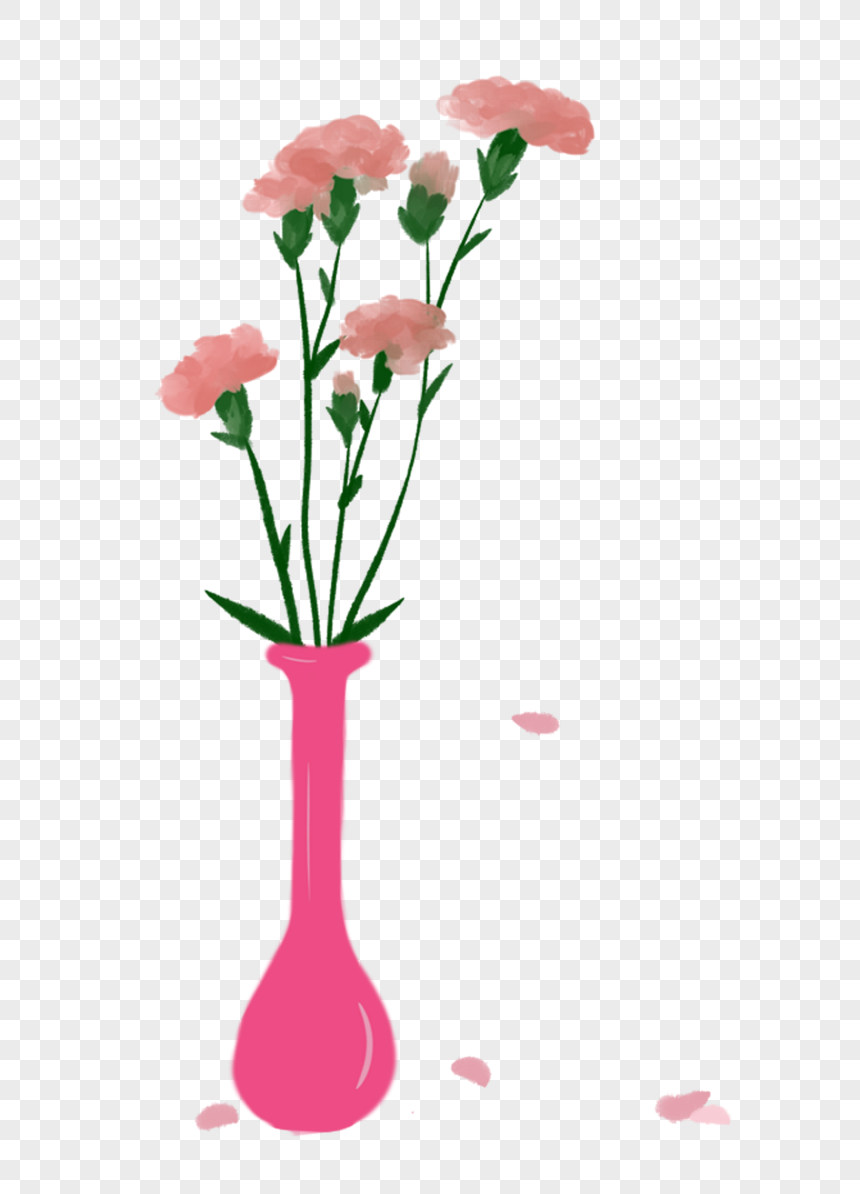 赤い花瓶のカーネーションイメージ グラフィックス Id Prf画像フォーマットpng Jp Lovepik Com