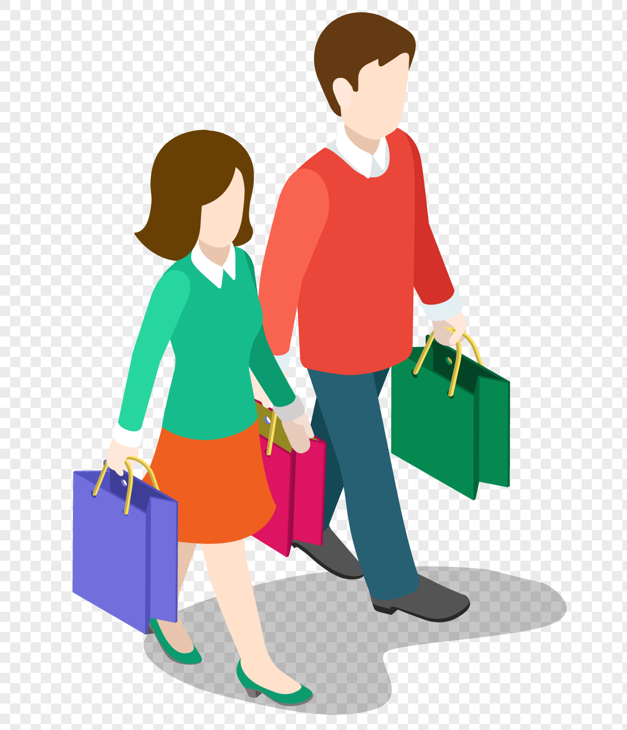 Shopping men and women png image_picture free download 400243085 ...