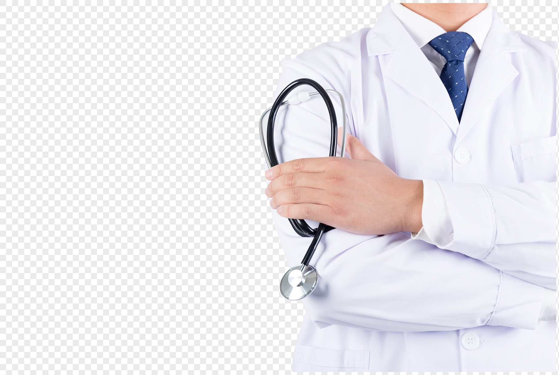 Download A doctor in a white coat with a stethoscope png image_picture free download 400248574_lovepik.com