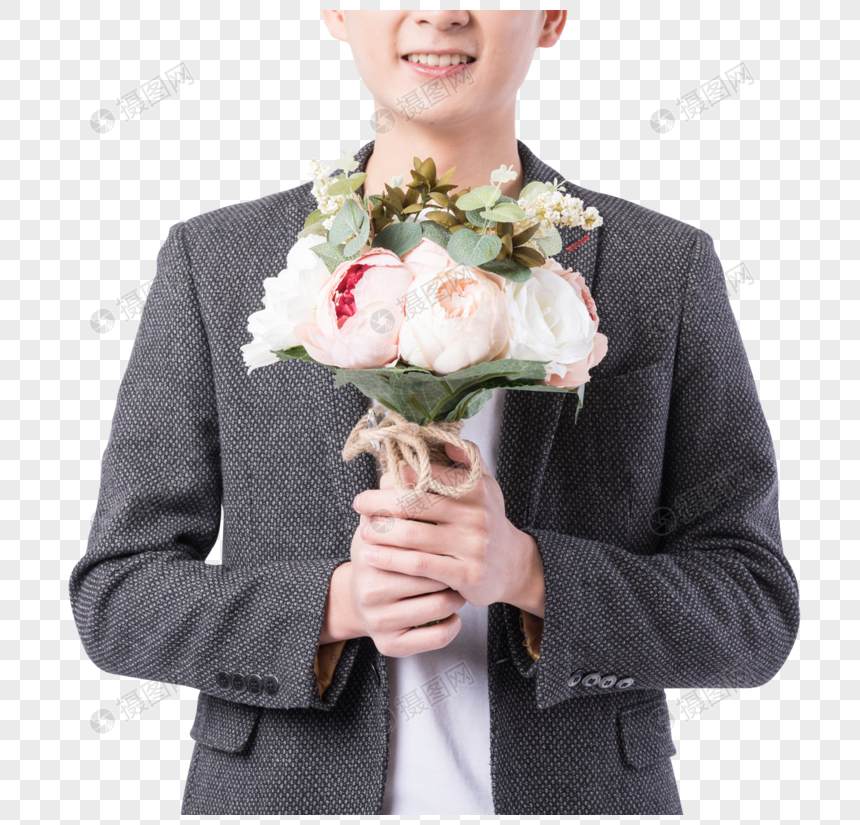 バラの花を持つ男性の背中イメージ グラフィックス Id Prf画像フォーマットpng Jp Lovepik Com