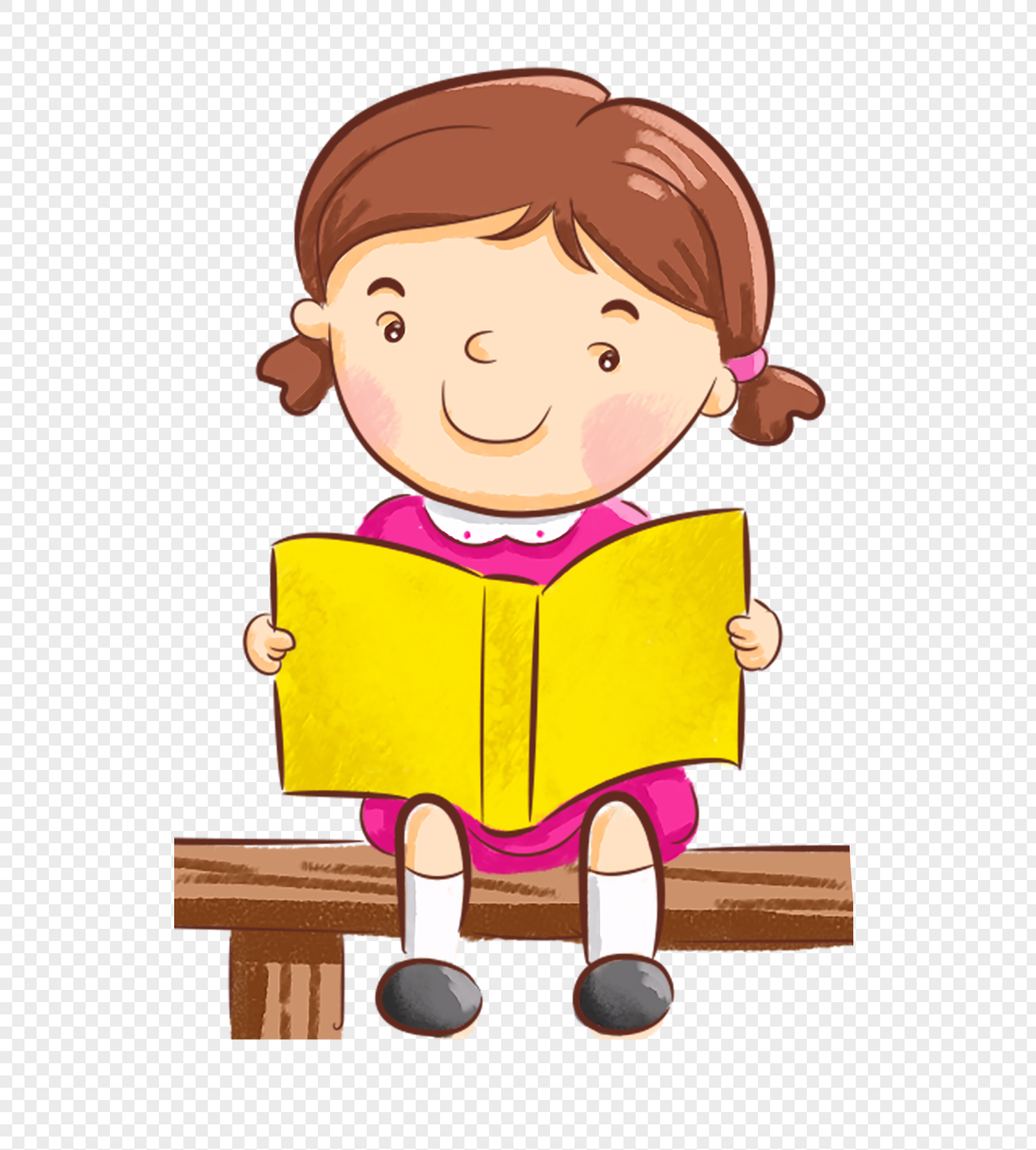 Children Reading Books