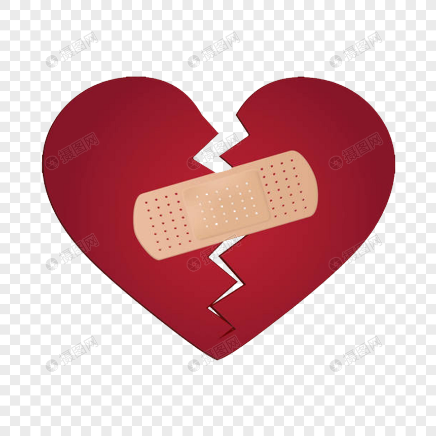 heart: Bandaid Over Heart