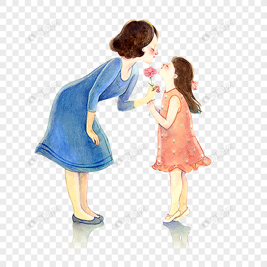 母の日 お母さんに花をあげる女の子イメージ グラフィックス Id Prf画像フォーマットpng Jp Lovepik Com