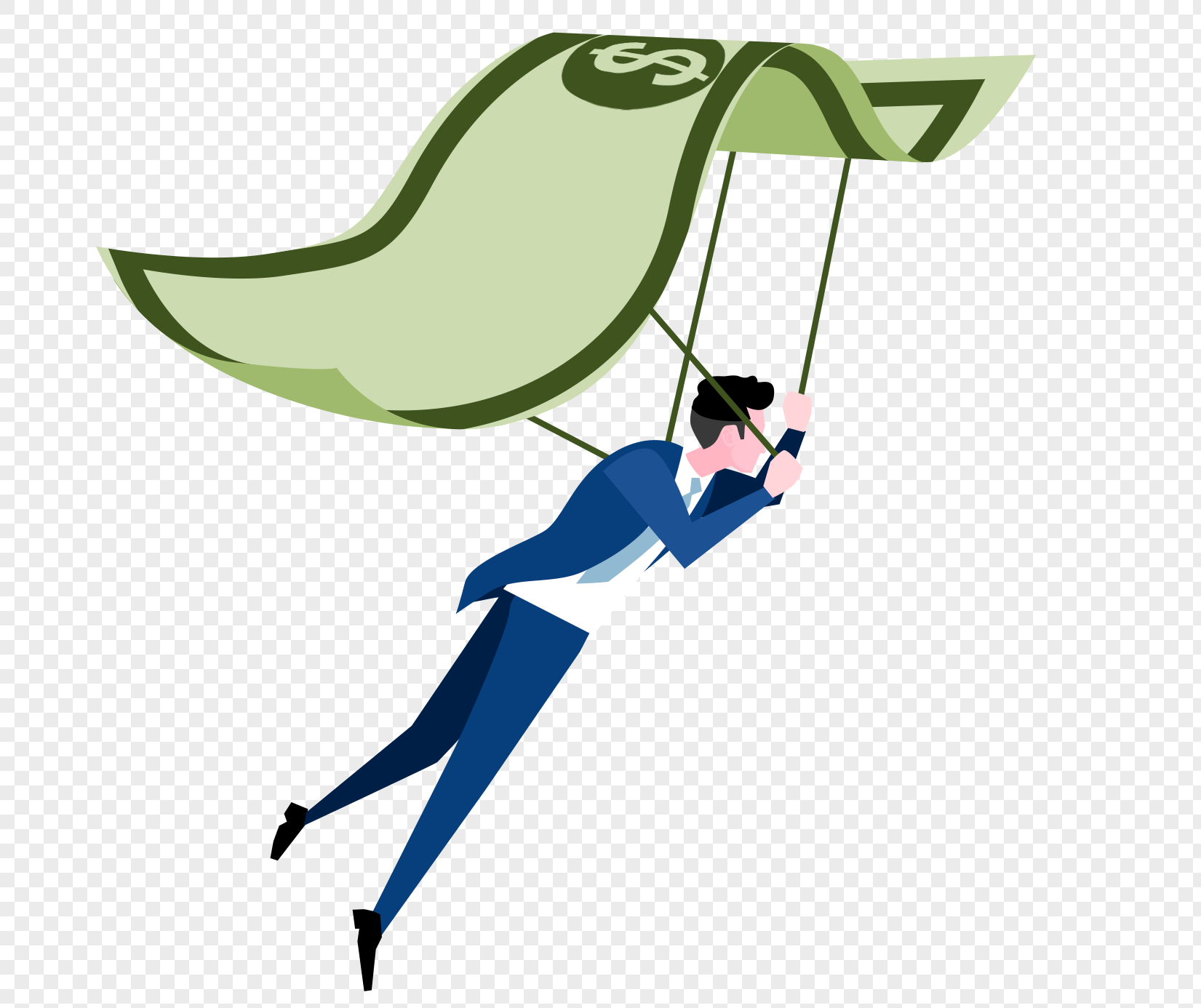 Money Kite Flying Man, Businessman Money, Dark Man, Man Vector PNG Transparent Image And Clipart Image For Free Download - Lovepik | 400276077