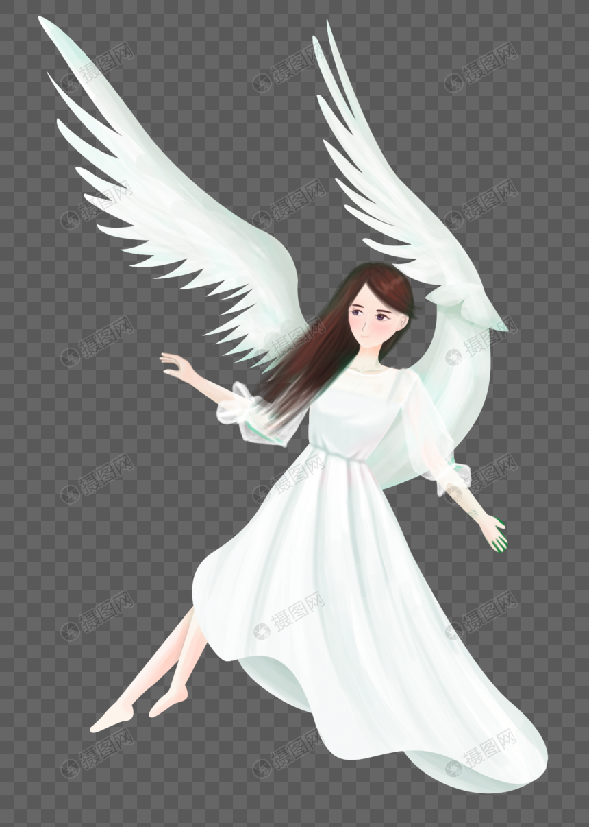 Angel With White Wings PNG Image Free Download And Clipart Image For Free  Download - Lovepik | 400276111