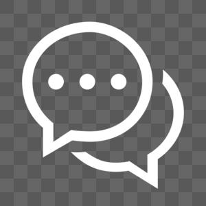 Png white chat facebook messenger