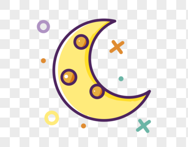 Cartoon Moon PNG Images With Transparent Background | Free Download On  Lovepik