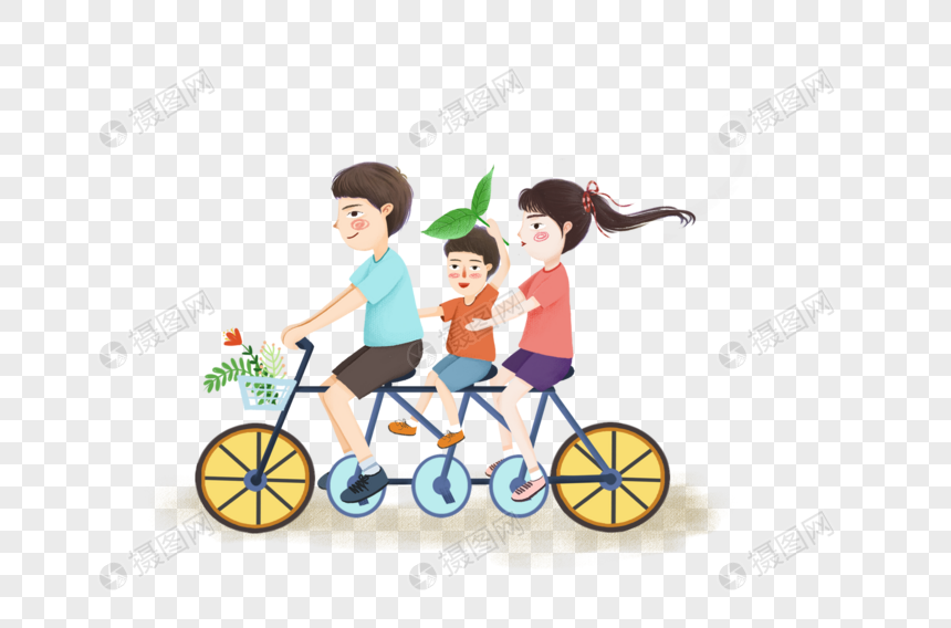 bicycle for parent and child