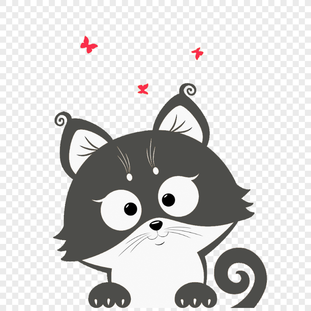 Kucing Kartun Lucu Gambar Unduh Gratis Grafik 400293997 Format