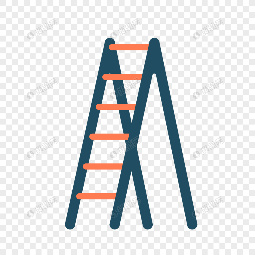 Cartoon folding ladder png image_picture free download 400305231 ...