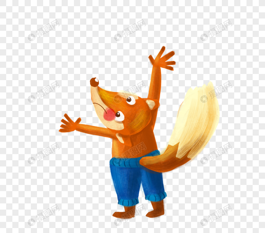 Desenhos Animados Desenhados à Mão De Fox Clipart PNG , Pintado à Mão,  Raposa, Desenho Animado Imagem PNG e PSD Para Download Gratuito