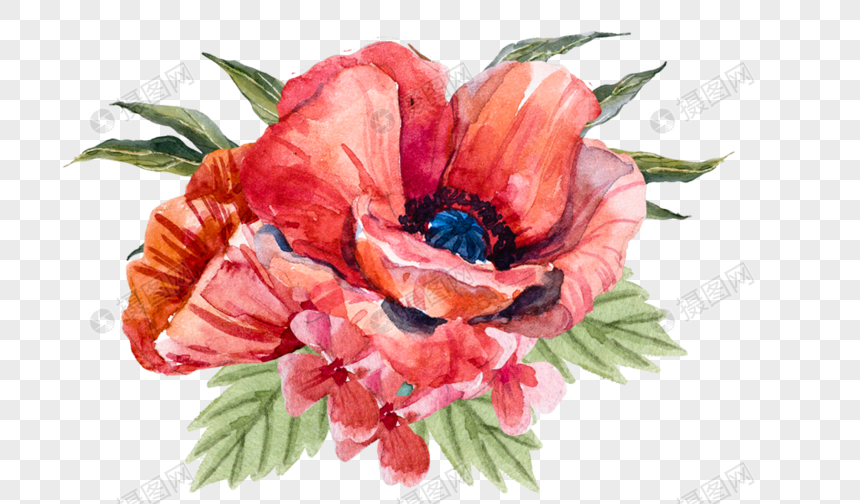 手描きの赤い大きな花イメージ グラフィックス Id Prf画像フォーマットpng Jp Lovepik Com