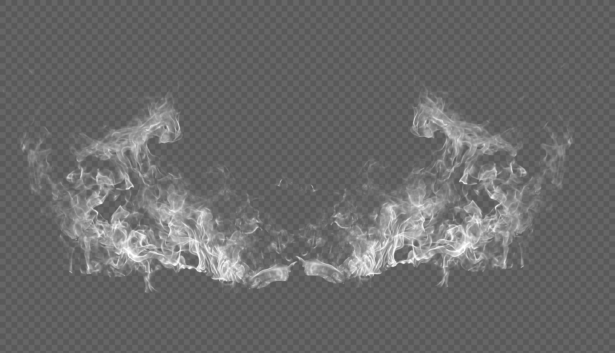 Эффект дыма для фотошопа на прозрачном фоне