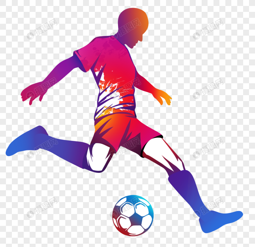 futebol colorido Imagem Grátis_Gráficos Número 400381020_PNG ...
