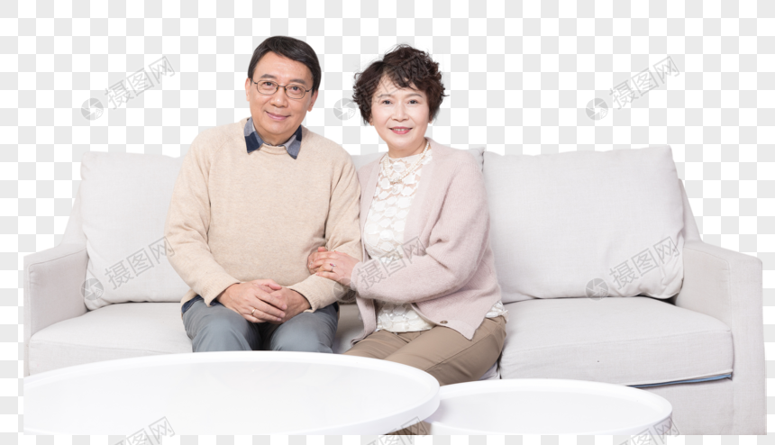 チャットリビングルームに座っている老夫婦イメージ グラフィックス Id Prf画像フォーマットpng Jp Lovepik Com