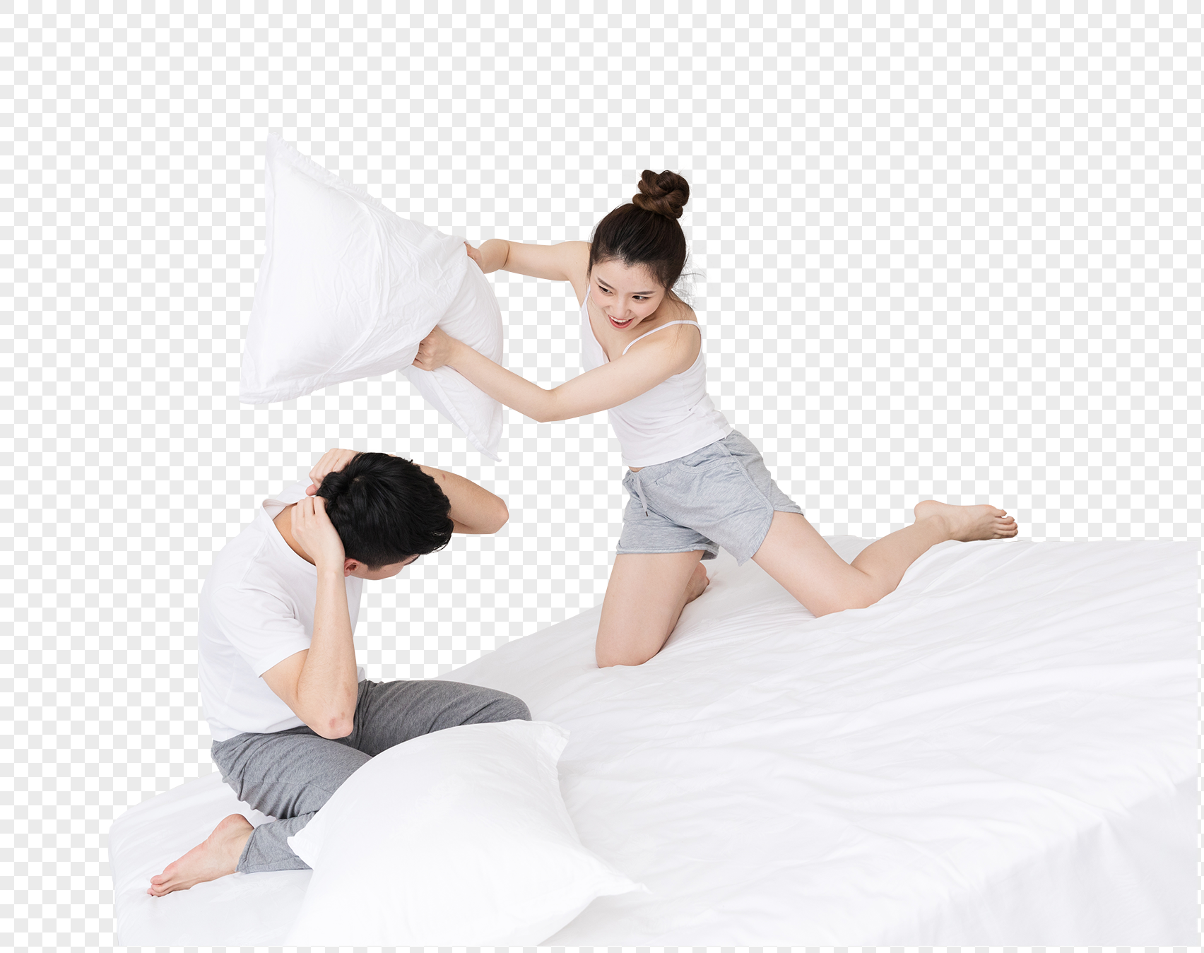 Фотообои борьба на подушках